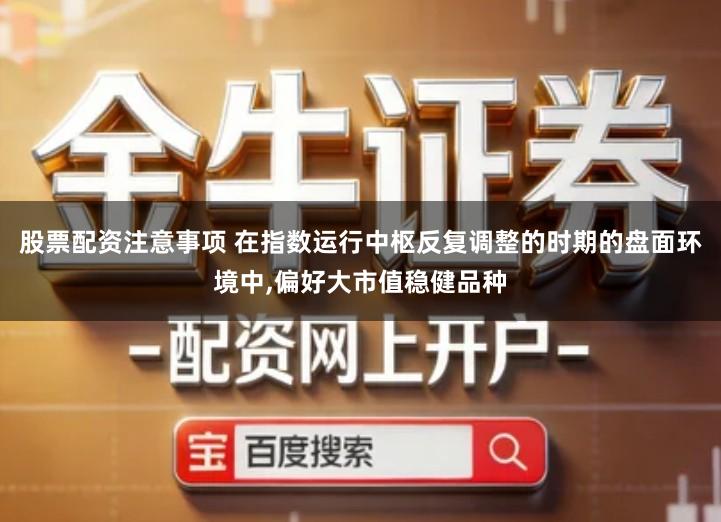 股票配资注意事项 在指数运行中枢反复调整的时期的盘面环境中,偏好大市值稳健品种